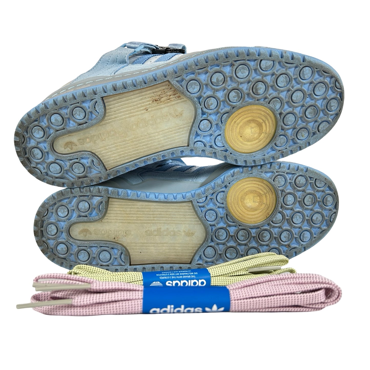 GY9693 adidas Forum Buckle Low Bad Bunny Blue Tint [USED] - 8 M (Used)