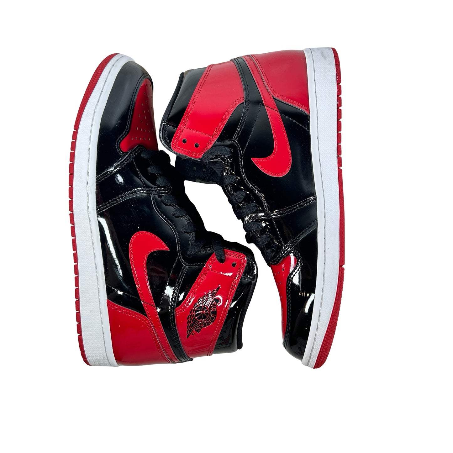 555088 063 Jordan 1 Retro High OG Patent Bred [USED] - 9.5 M (Used8)
