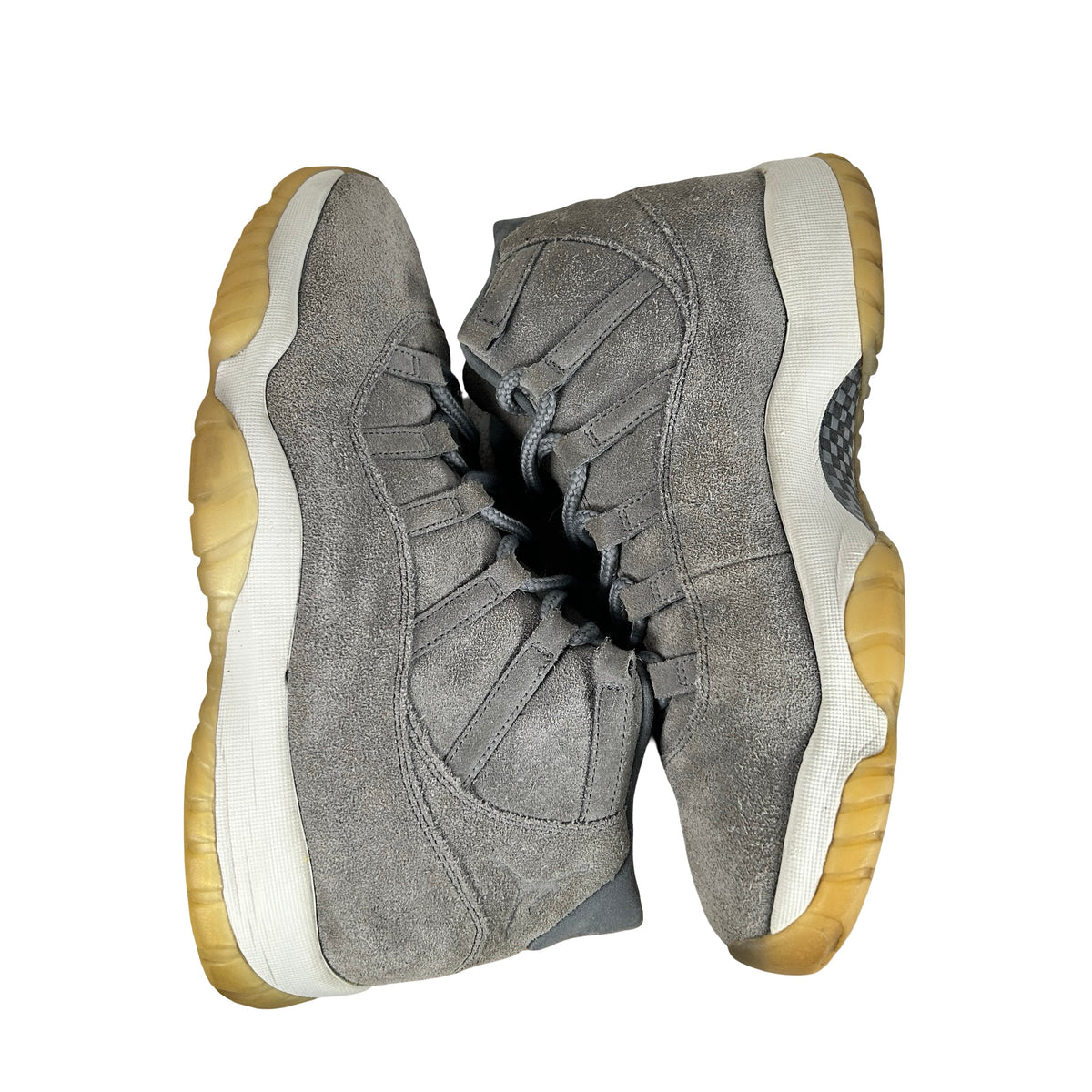 914433 003 Jordan 11 Retro Pinnacle Grey Suede [USED] - 12 M (Used) (No Box)