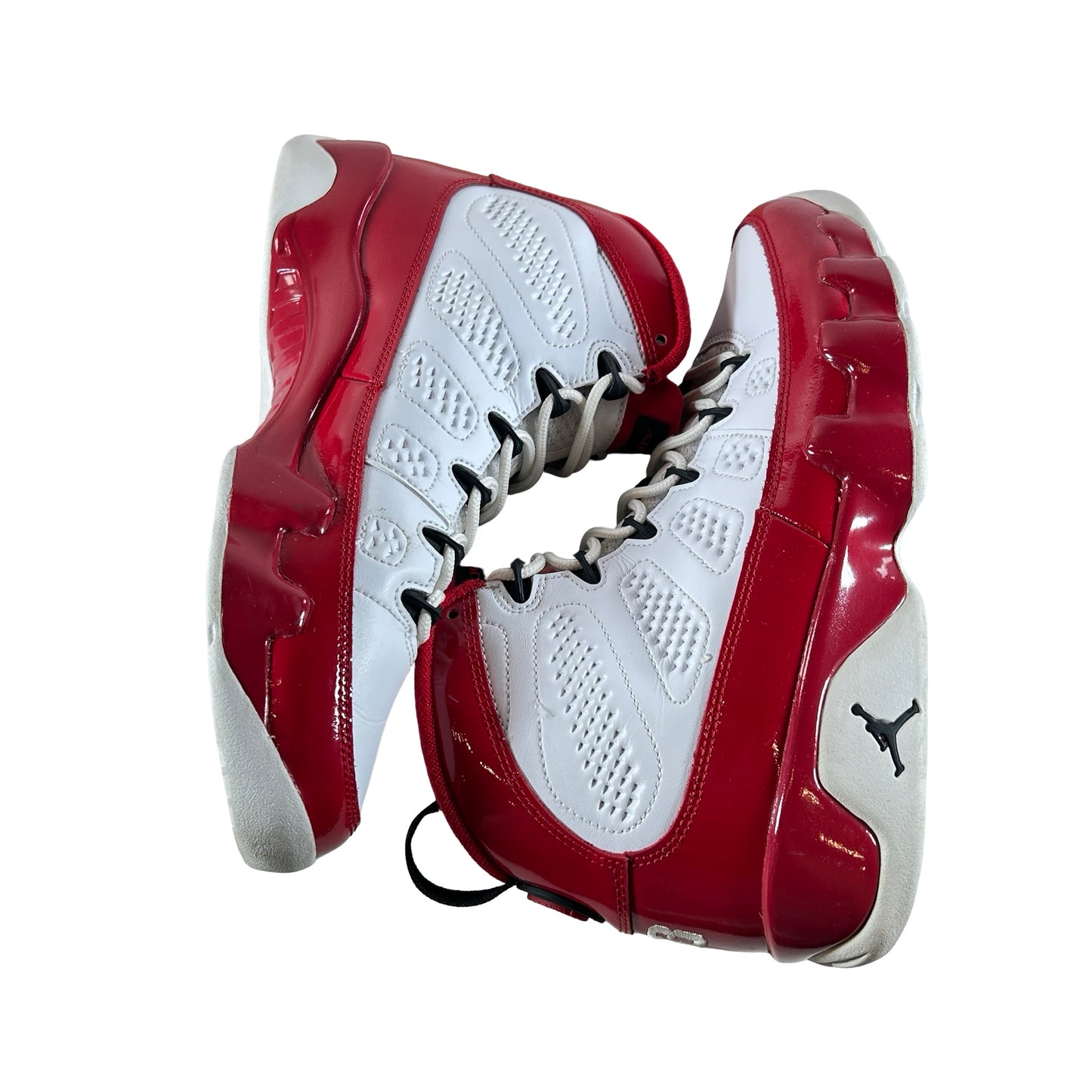302370 160 Jordan 9 Retro White Gym Red [USED] - 8 M (Used)