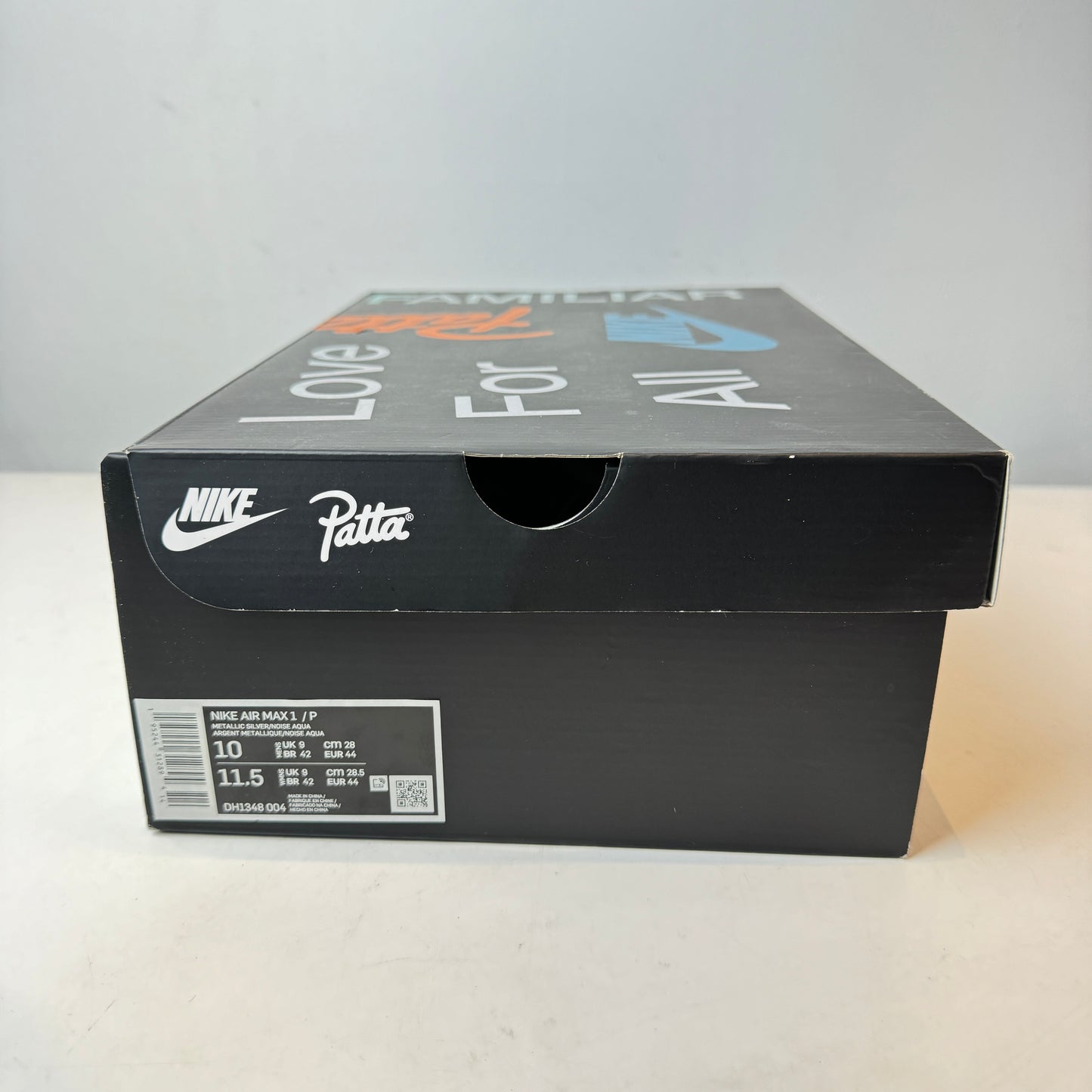DH1348 004 Nike Air Max 1 Patta Waves Noise Aqua [USED] - 10 M (Used)
