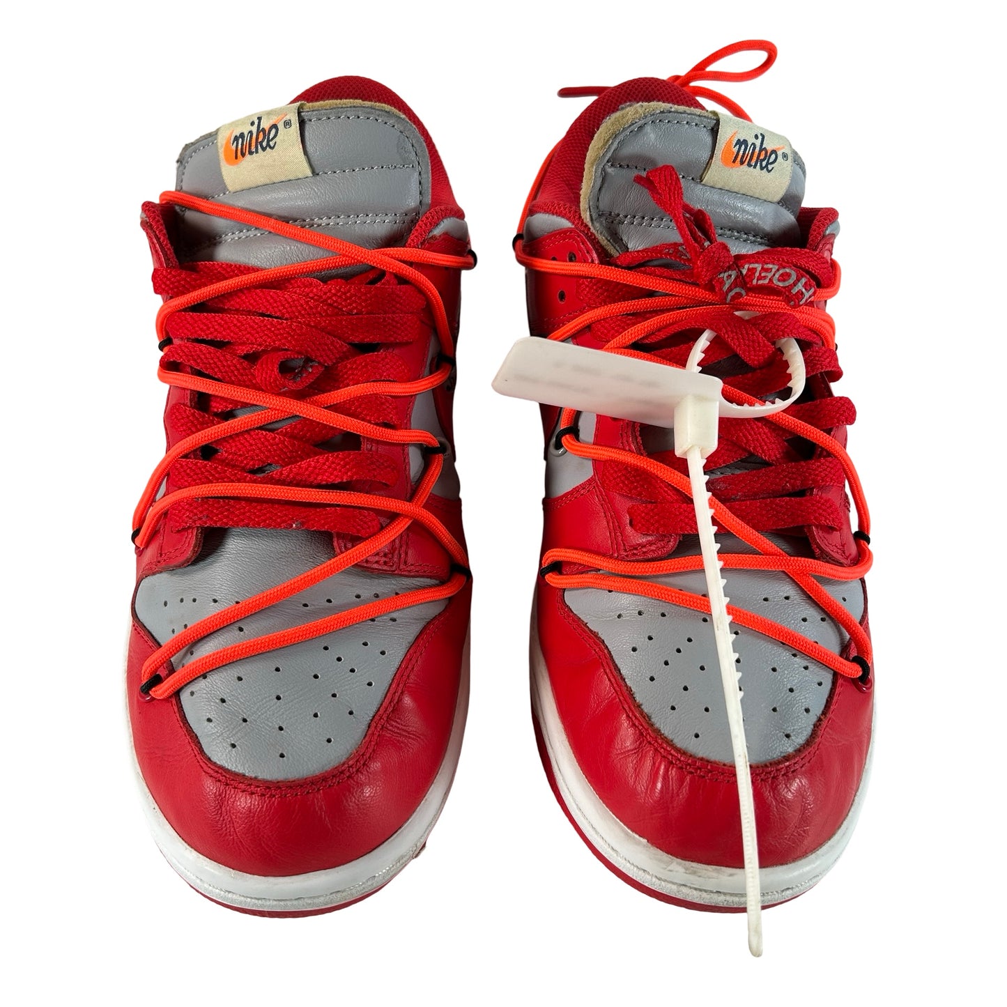 CT0856 600 Dunk Low Off-White Red [USED] - 9.5 M (Used)