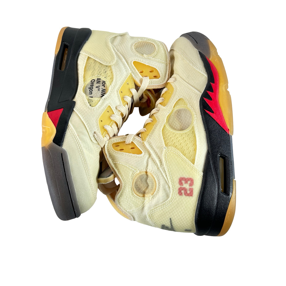 DH8565 100 Jordan 5 Off-White Sail [USED] - 9.5 M (Used6)