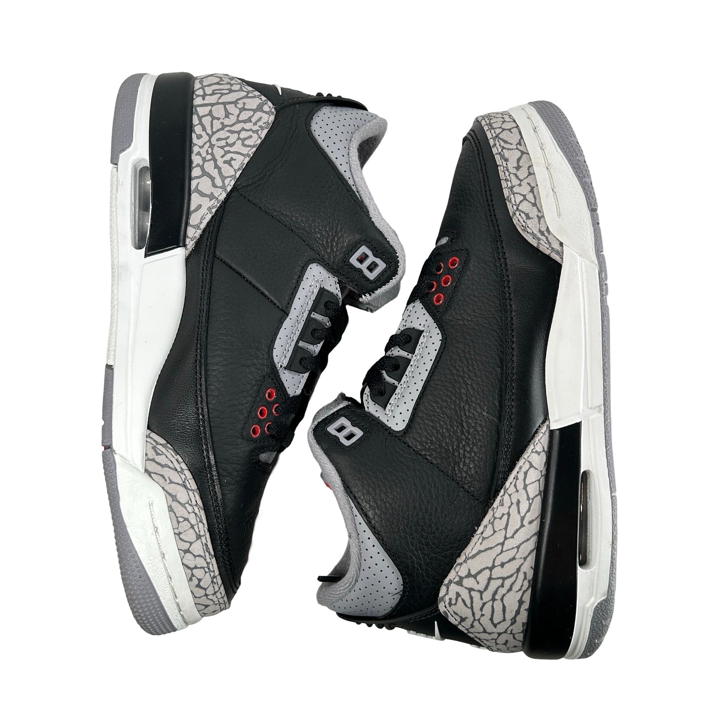 DM0967 010 Jordan 3 Retro Black Cement (2024) (GS) [USED] - 6 Y (Used)