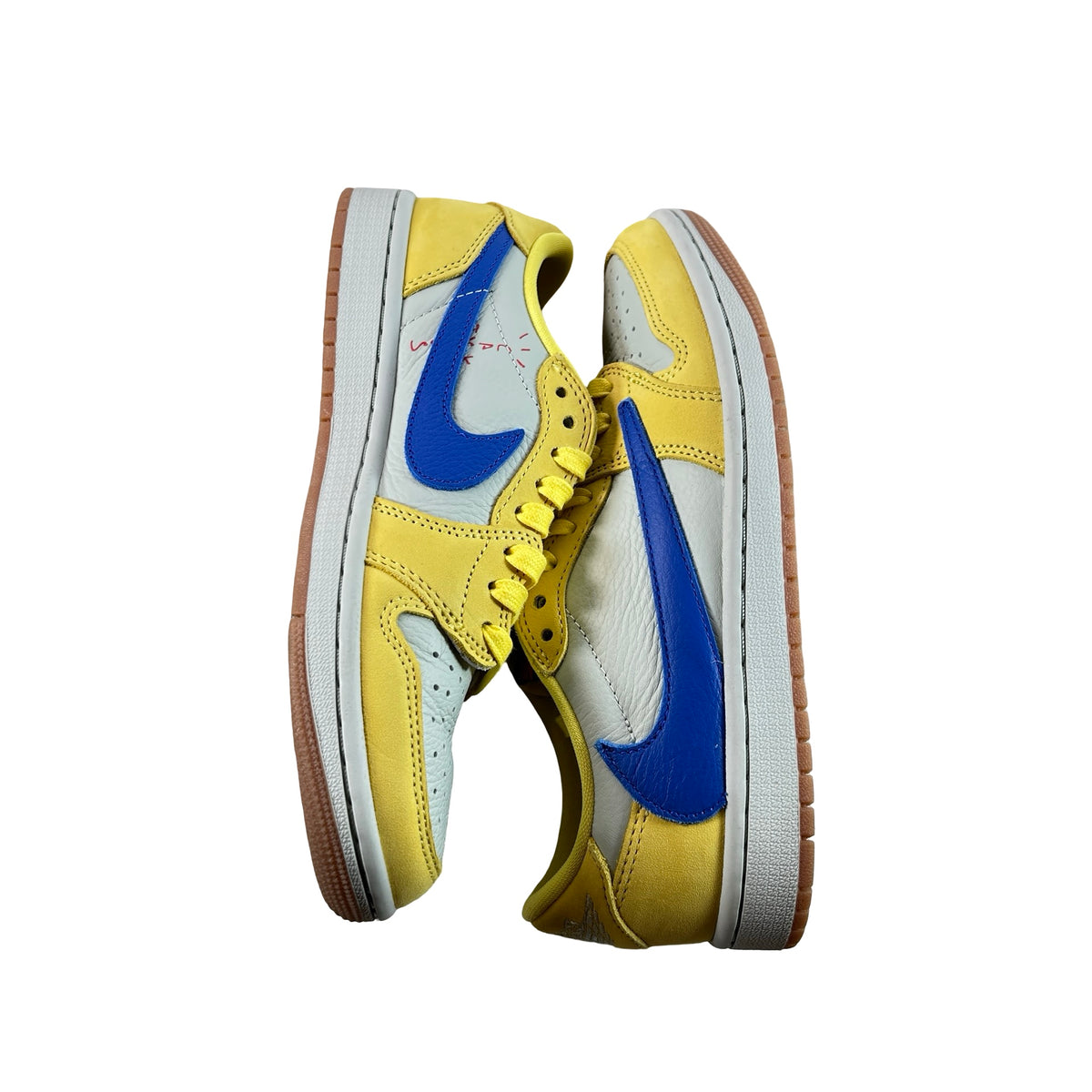 DZ4137 700 Jordan 1 Retro Low OG SP Travis Scott Canary (W) [USED] - 7 W (Used4)