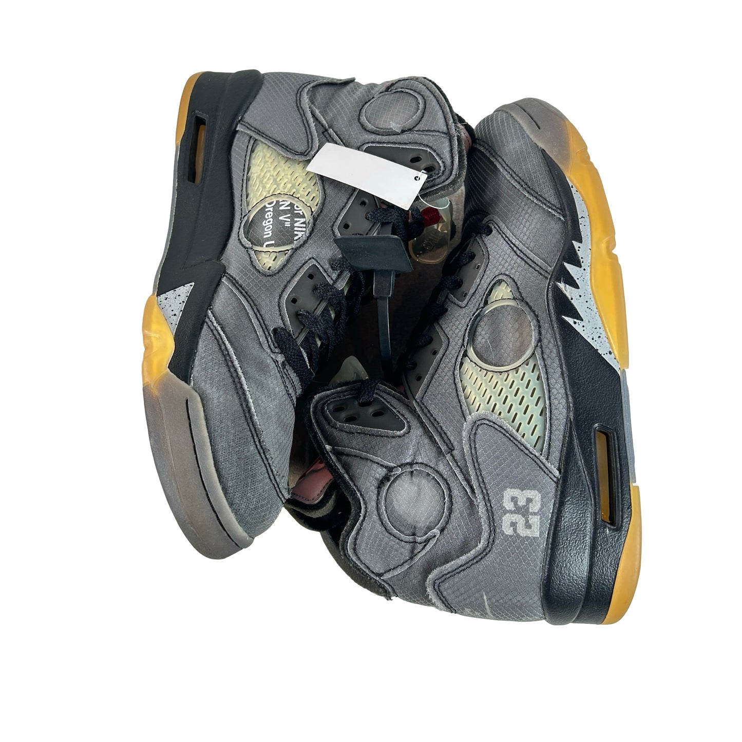 CT8480 001 Jordan 5 Off-White Black [USED] - 9.5 M (Used6)