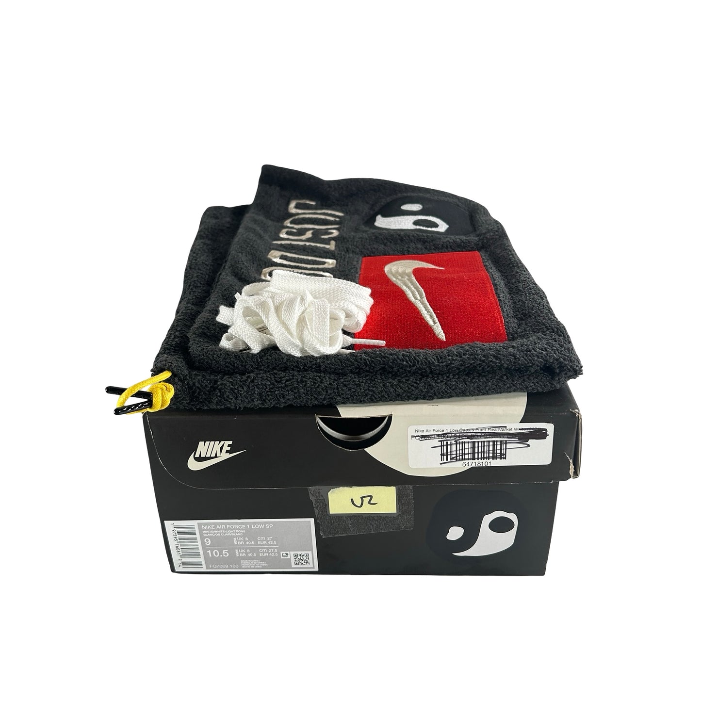 FQ7069 100 Nike Air Force 1 Low Cactus Plant Flea Market White (2024) [USED] - 9 M (Used2)