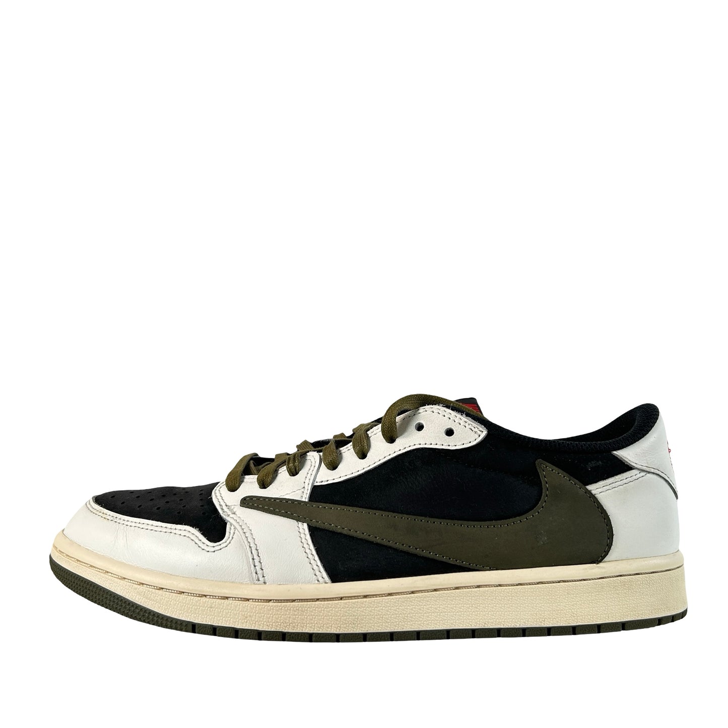 DZ4137 106 Jordan 1 Retro Low OG SP Travis Scott Olive (W) [USED] - 11.5 W (Used) (No Box)