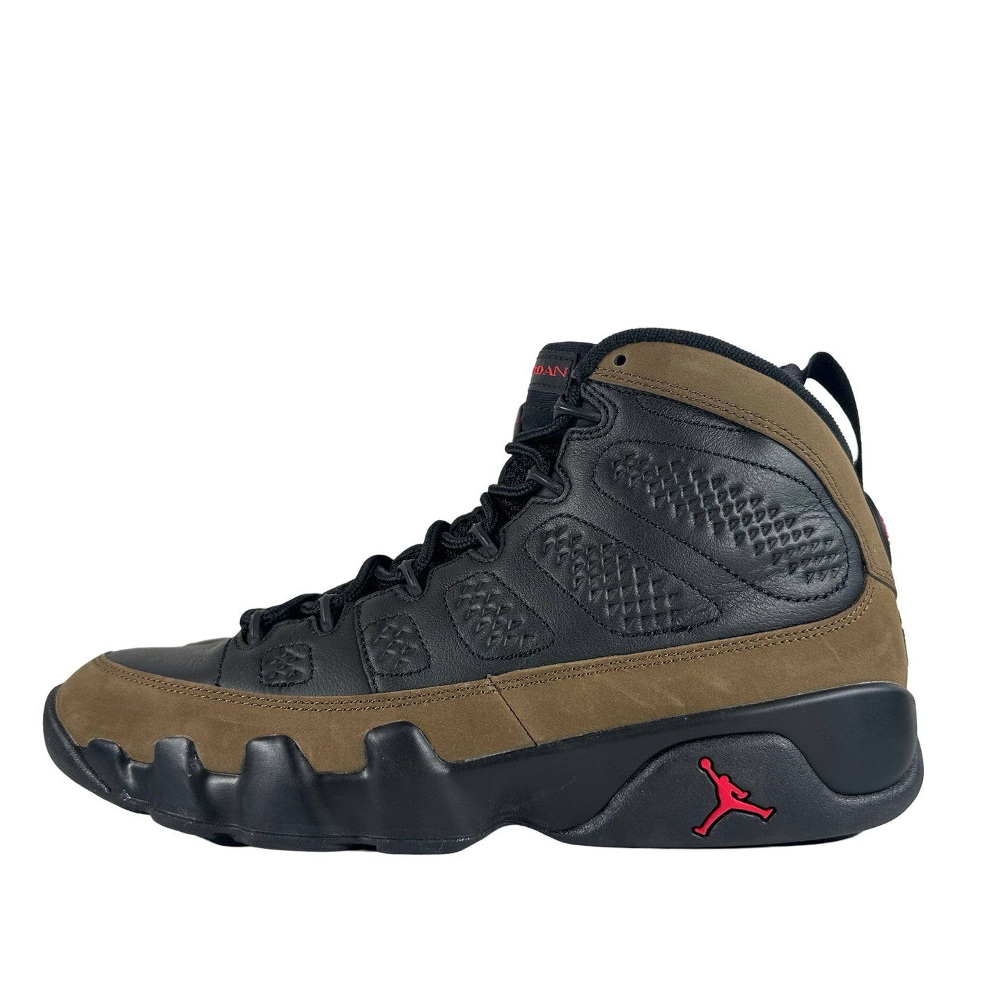 HV4794 030 Air Jordan 9 Retro Olive (2024) [USED] - 8.5 M (Used2)