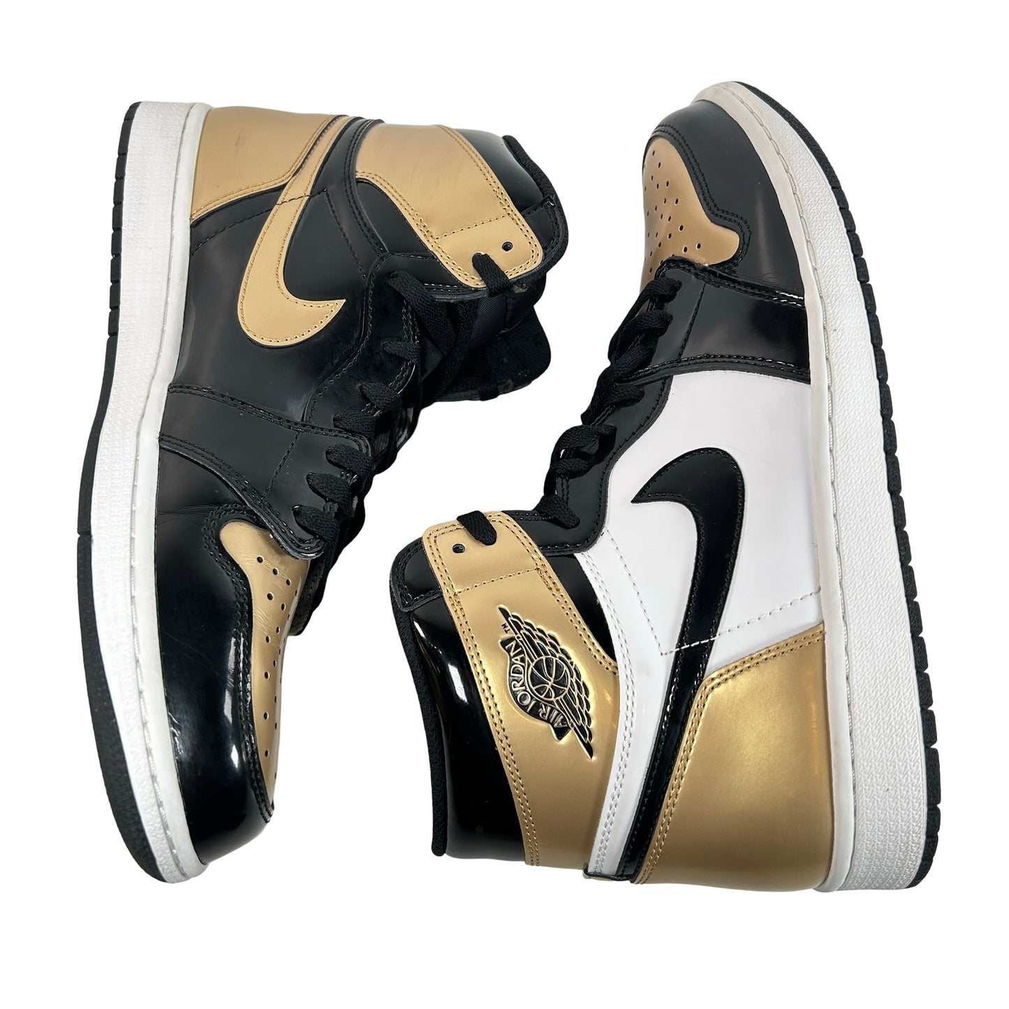 861428 007 Jordan 1 Retro High NRG Patent Gold Toe [USED] - 12 M (Used)