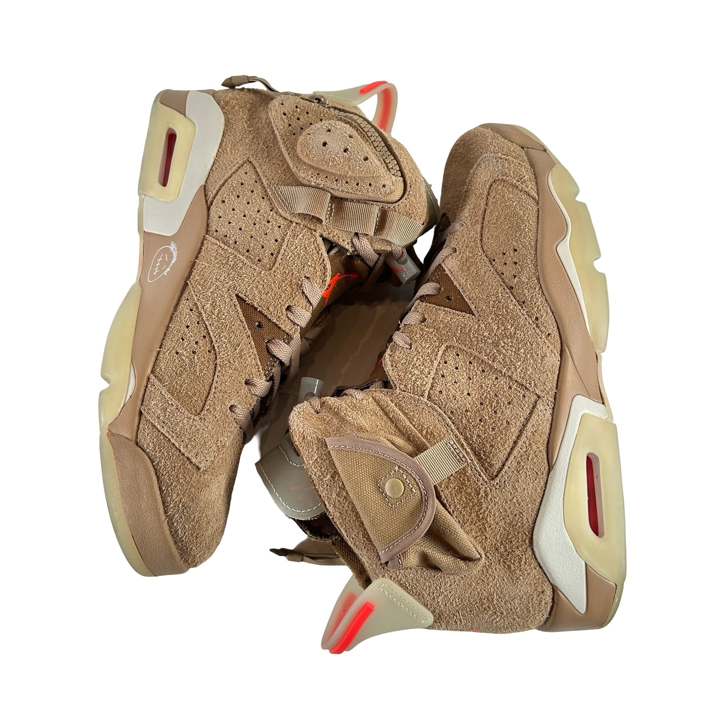 DH0690 200 Jordan 6 Retro Travis Scott British Khaki [USED] - 9 M (Used9)