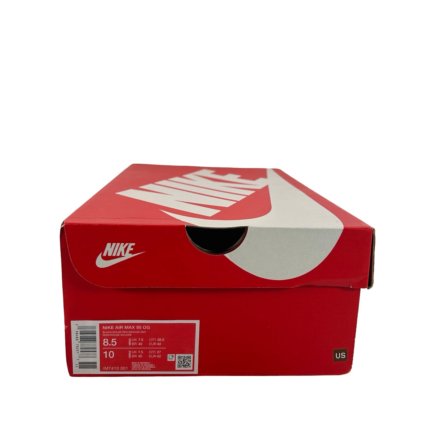 IM7410 001 Nike Air Max 95 OG Big Bubble Solar Red (2025) [USED] - 8.5 M (Used)