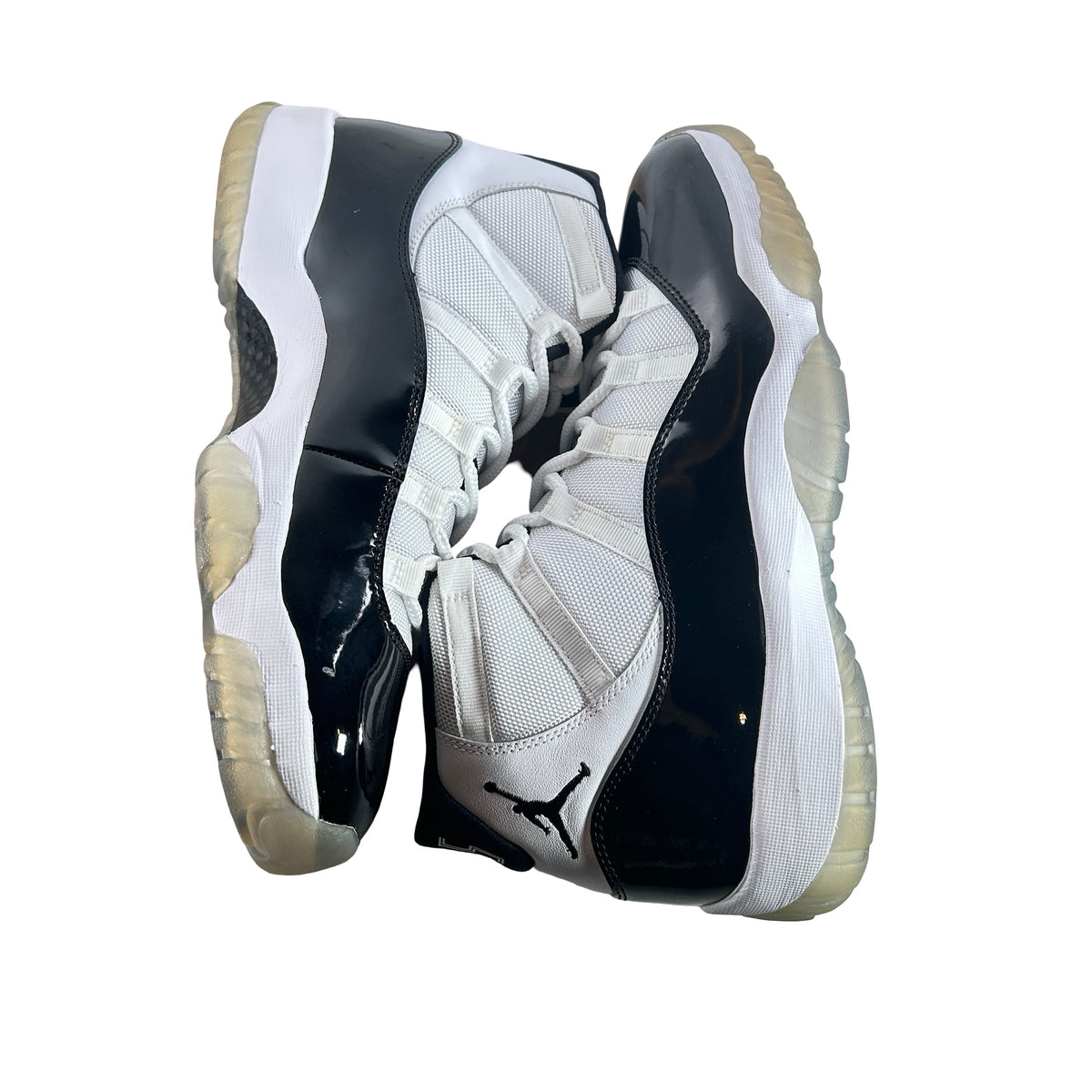 378037 100 Air Jordan 11 Concord - 11 M (Yellowing Soles3)