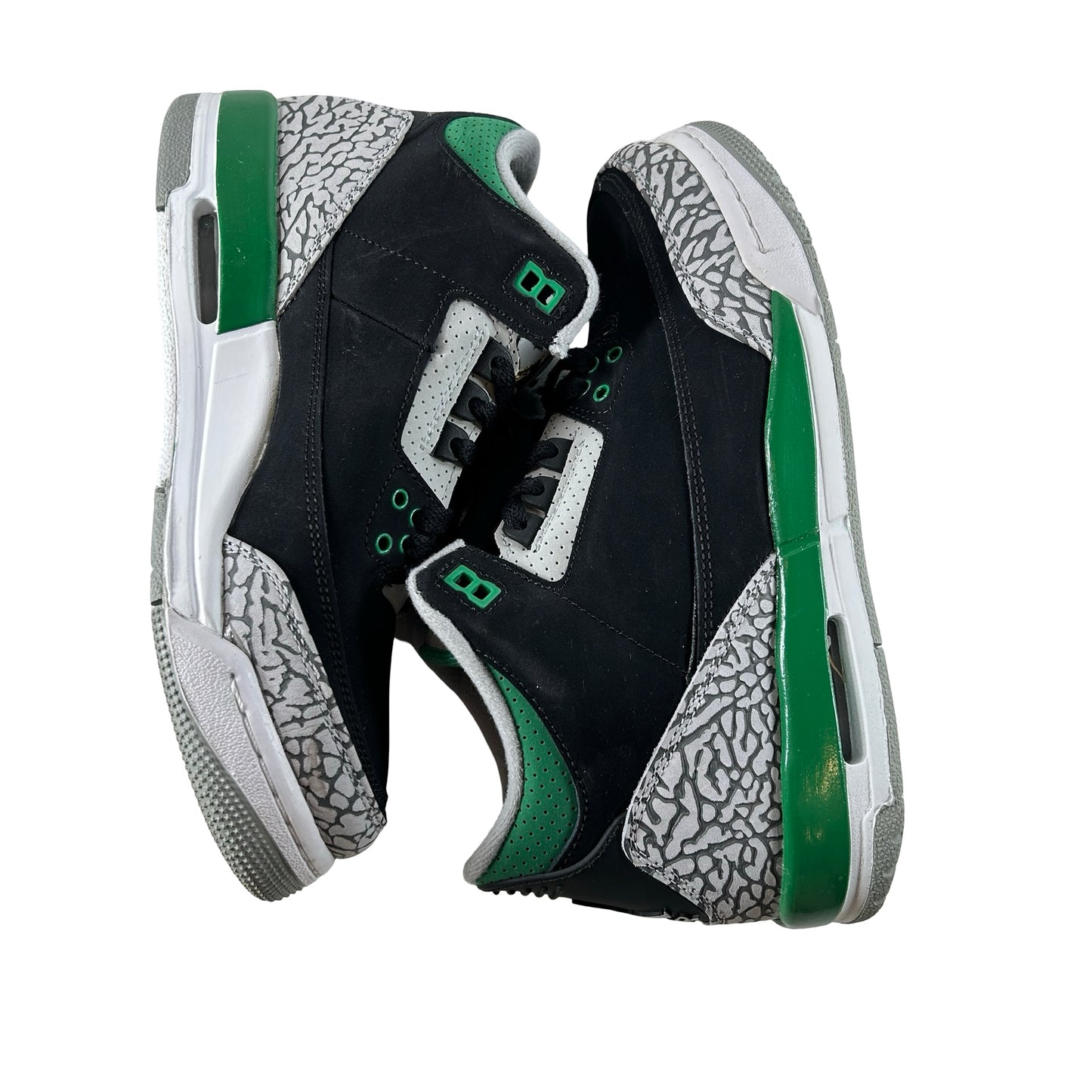 398614 030 Jordan 3 Retro Pine Green (GS) [USED] - 7 Y (Used)