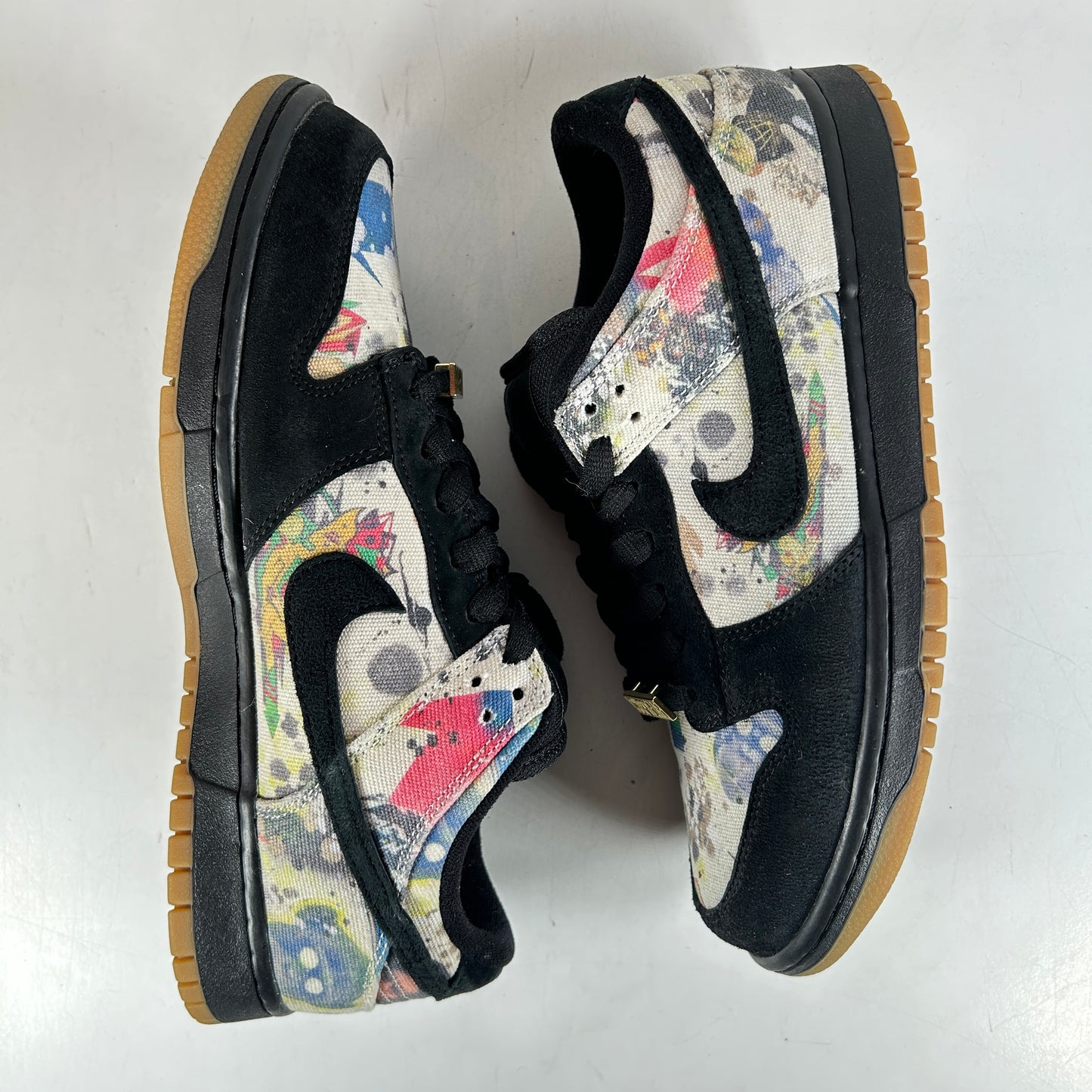 FD8778 001 Nike SB Dunk Low Supreme Rammellzee [USED] - 9.5 M (Used2)