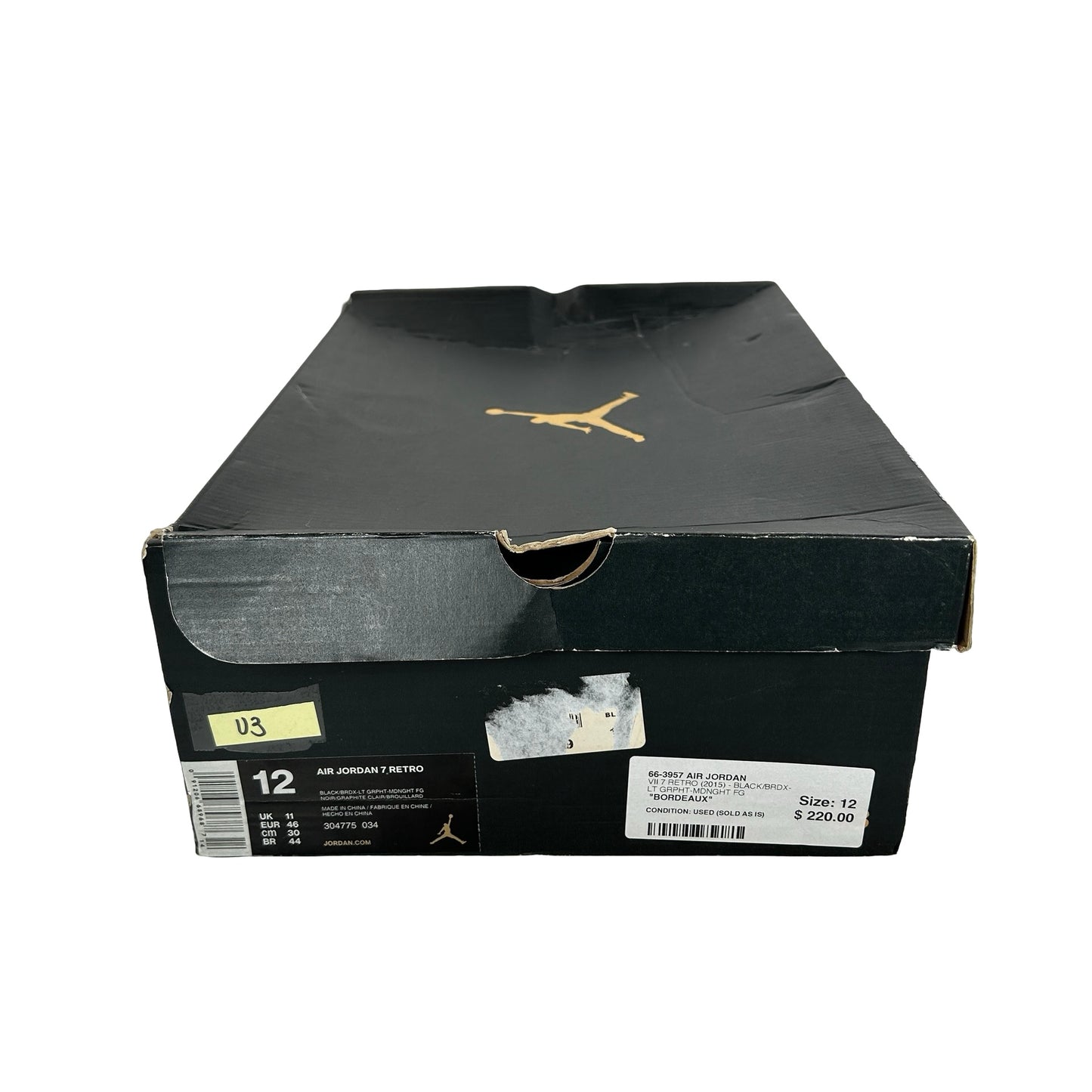 304775 034 Jordan 7 Retro Bordeaux (2015) [USED] - 12 M (Used3)