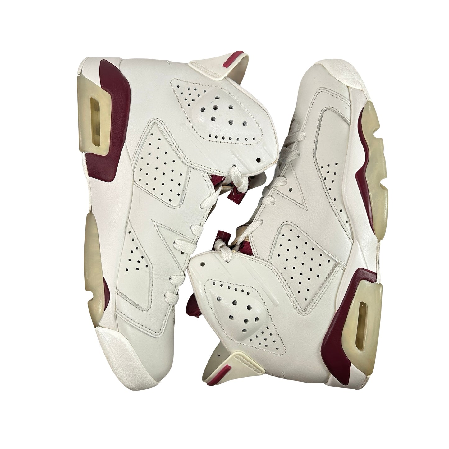 384664 116 Jordan 6 Maroon [USED] - 8 M (Used) (No Box)