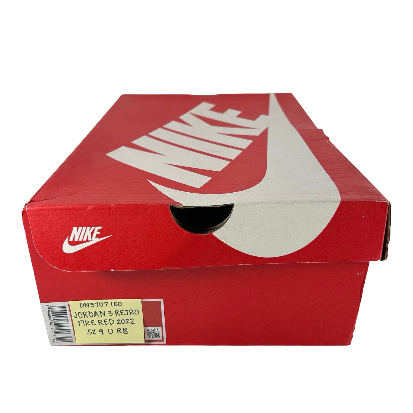 DN3707 160 Jordan 3 Retro Fire Red (2022) [USED] - 9 M (Used) (Replace Box)