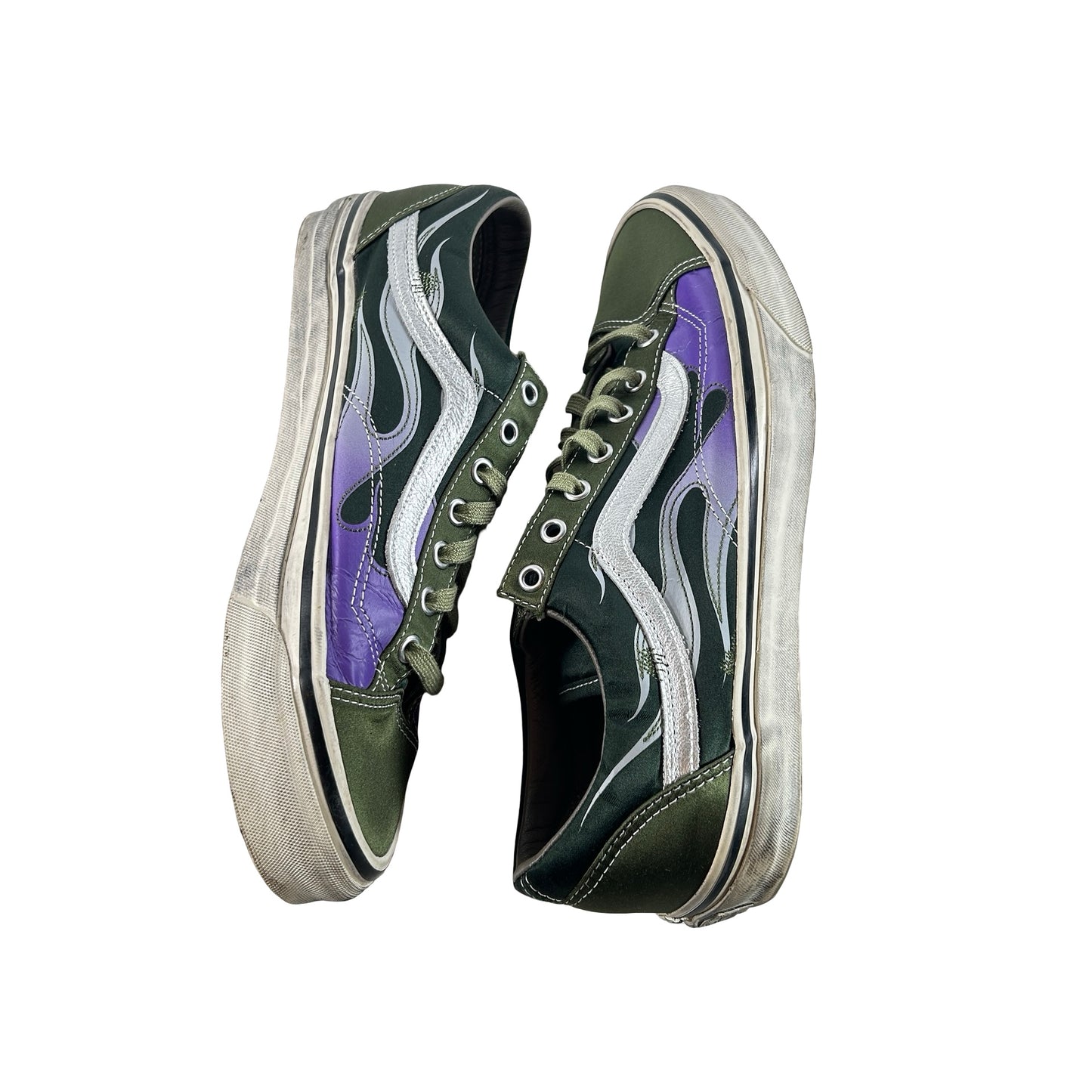 VN000D9RGRK Vans LX Old Skool Archive Flame Green [USED] - 10 M (Used) (No Box)