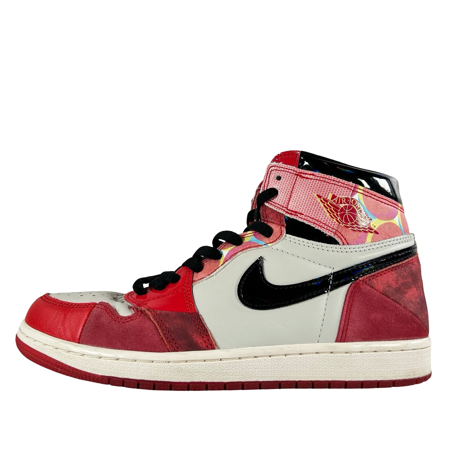 DV1748 601 Jordan 1 Retro High OG Spider-Man Across the Spider-Verse [USED] - 8 M (Used) (No Box)
