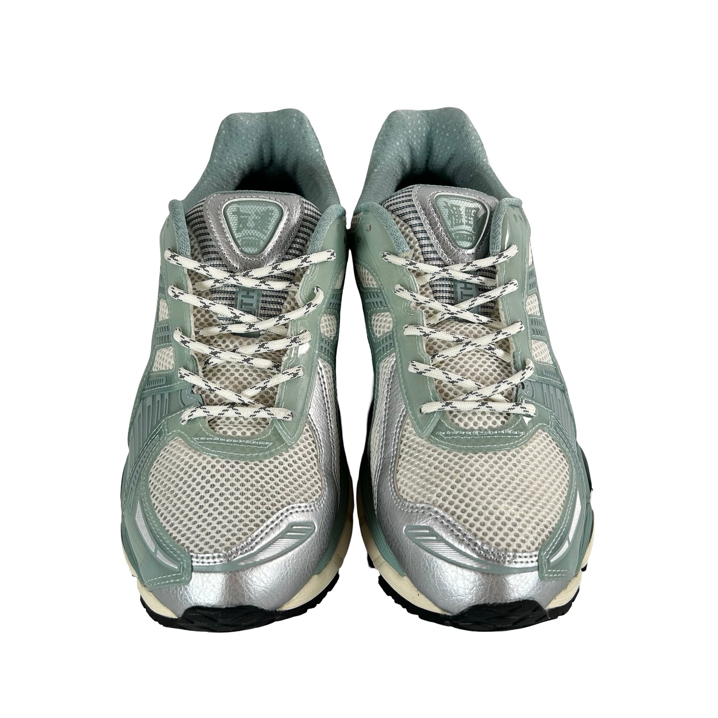 1203A675 100 ASICS Gel-Kayano 12.1 Kith Cream Sage [USED] - 9.5 M (Used)