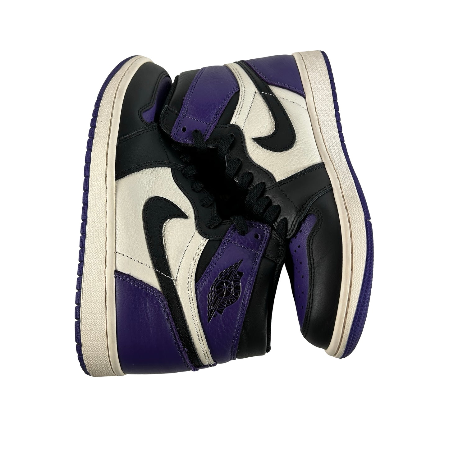555088 501 Jordan 1 Court Purple [USED] - 8 M (Used) (Replace Box)