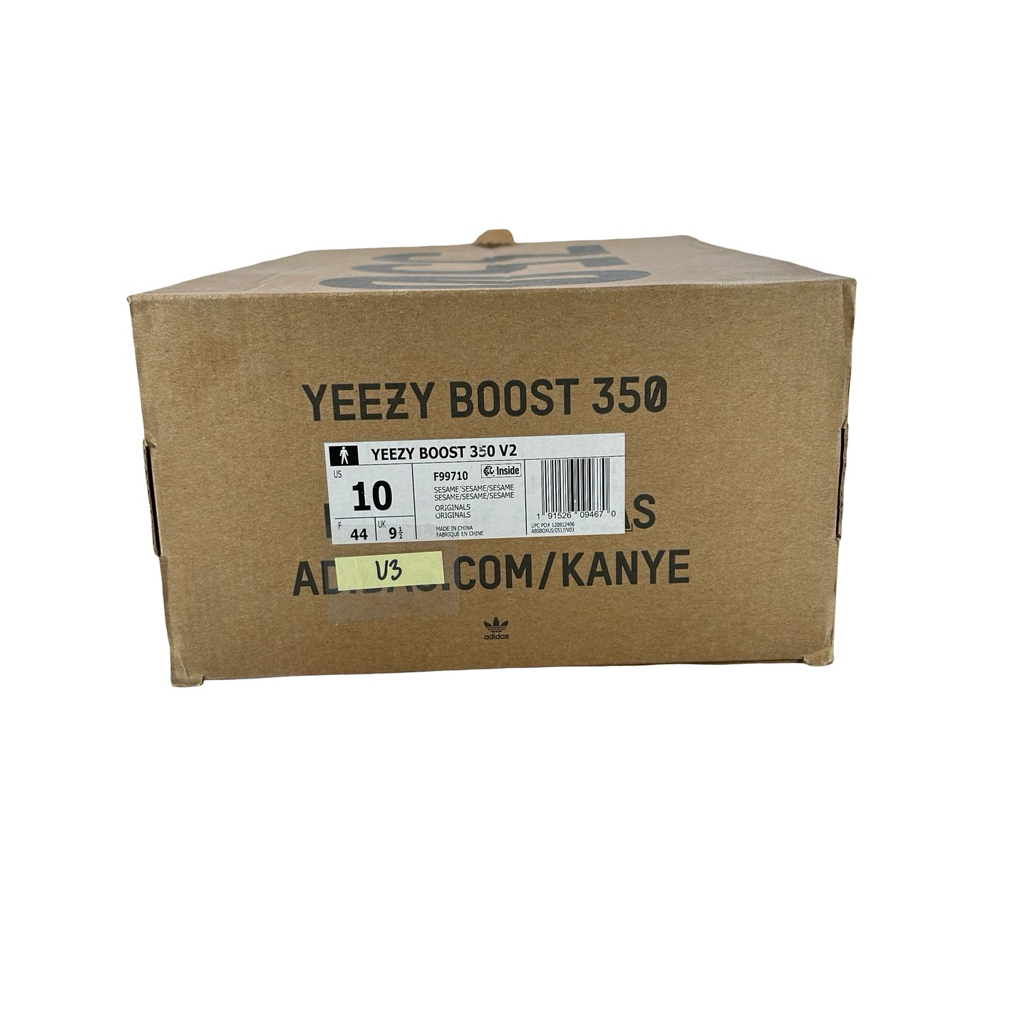 F99710 Yeezy 350 V2 Sesame [USED] - 10 M (Used3)