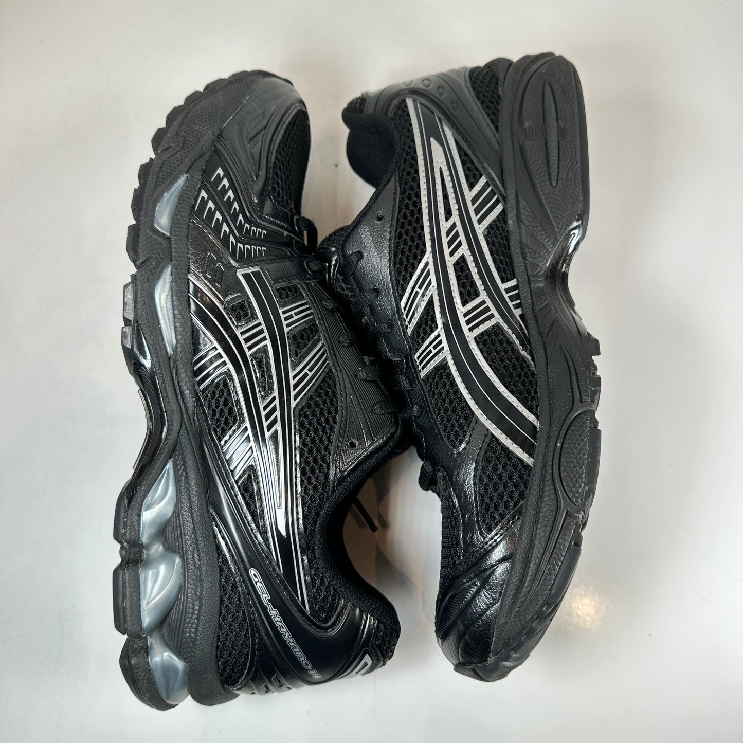 1201A019 006 ASICS Gel-Kayano 14 Black Pure Silver [USED] - 9.5 M (Used)