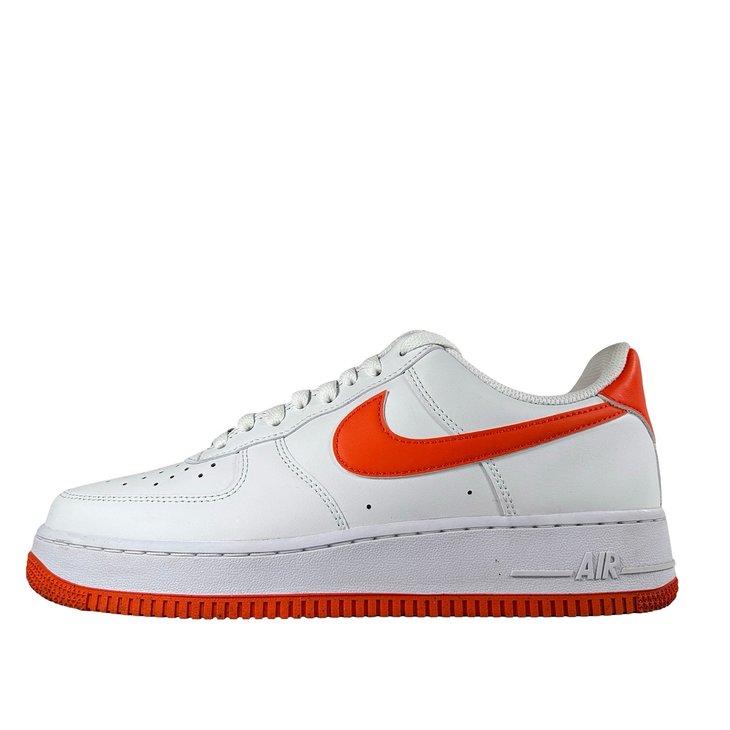 FJ4146 109 Nike Air Force 1 Low '07 Safety Orange [USED] - 9 M (Used) (No Box)