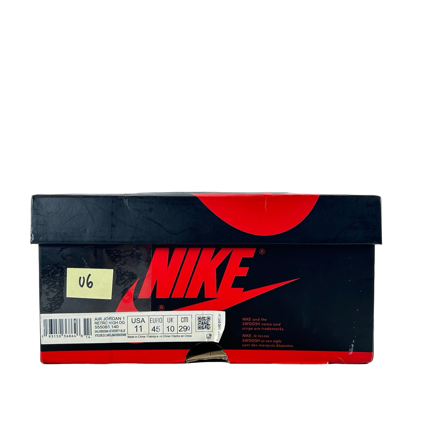 555088 140 Jordan 1 Obsidian UNC [USED] - 11 M (Used6)