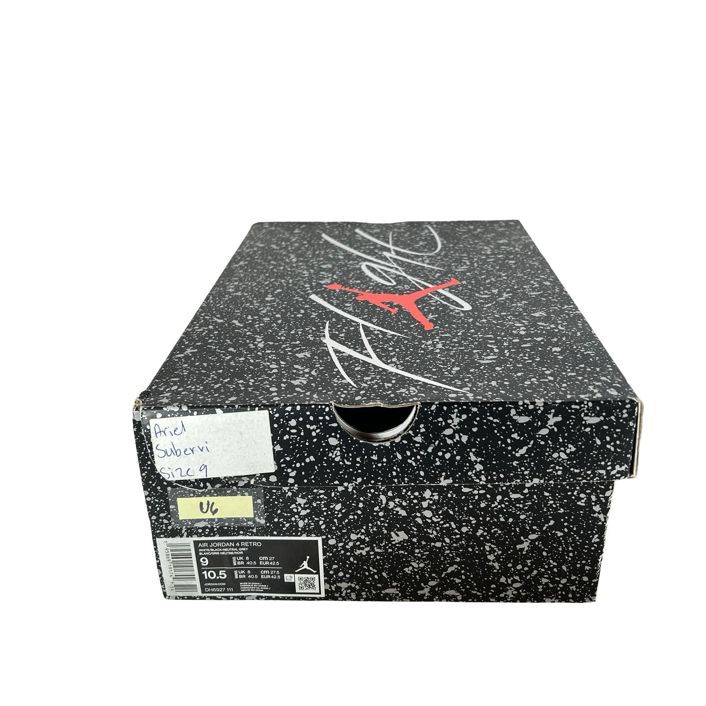 DH6927 111 Jordan 4 Retro Military Black [USED] - 9 M (Used6)