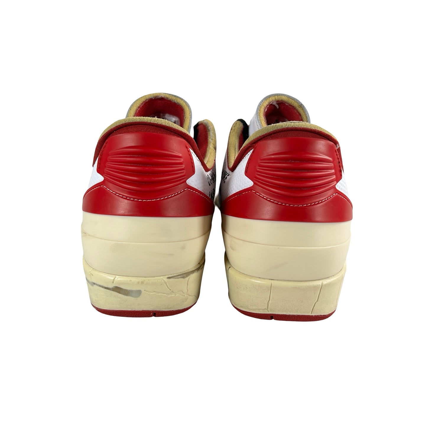 DJ4375 106 Jordan 2 Retro Low SP Off-White White Red [USED] - 12 M (Used) (No Box)