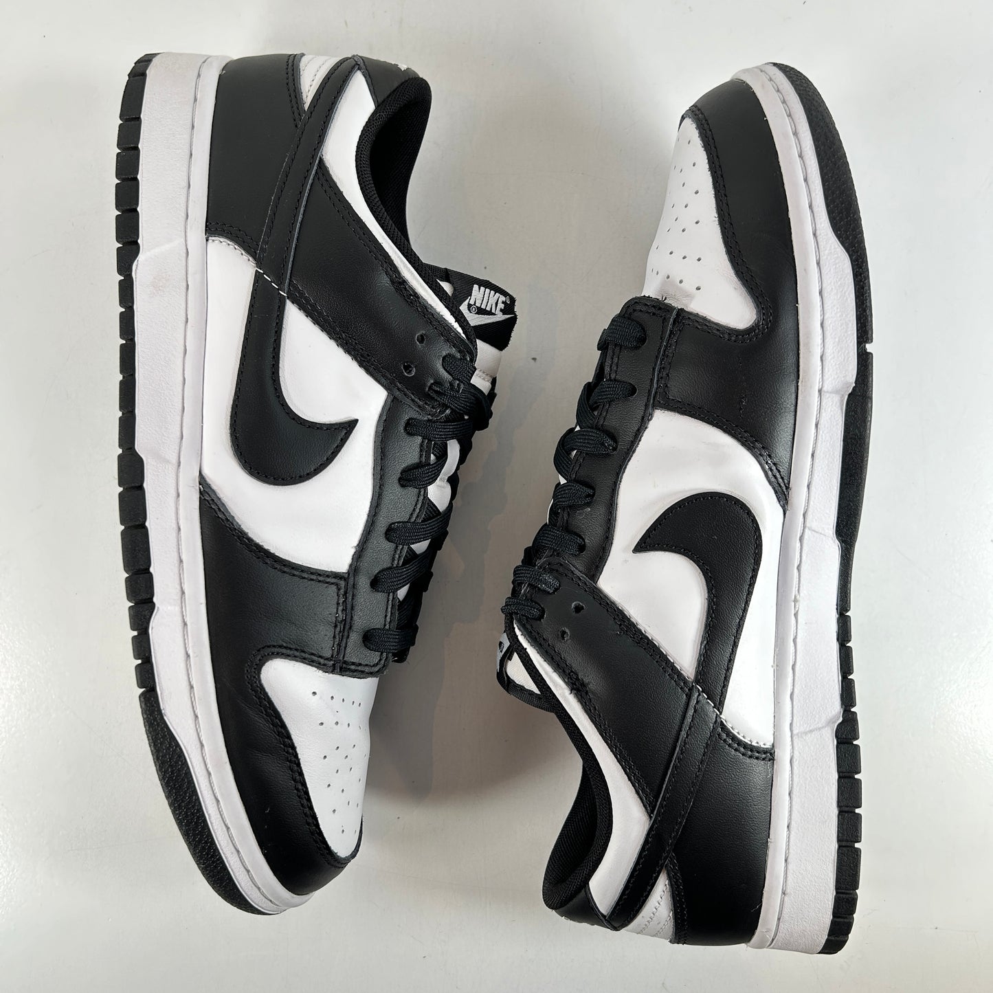 DD1391 100 Dunk Low White Black [USED] - 12 M (Used) (No Box)