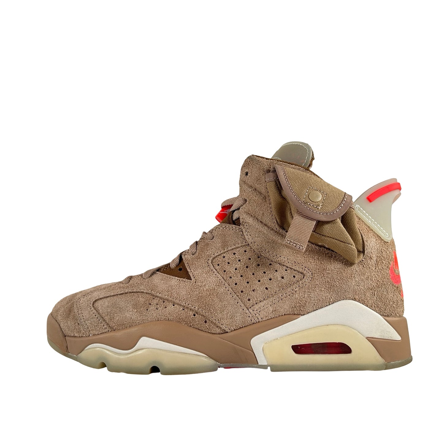 DH0690 200 Jordan 6 Retro Travis Scott British Khaki [USED] - 9 M (Used) (No Box)