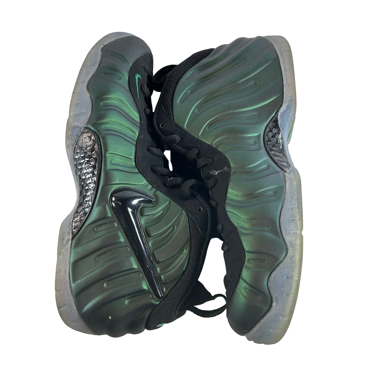 HF0794 300 Nike Air Foamposite Pro Pine Green (2025) [USED] - 11 M (Used) (No Box) (No Insoles)
