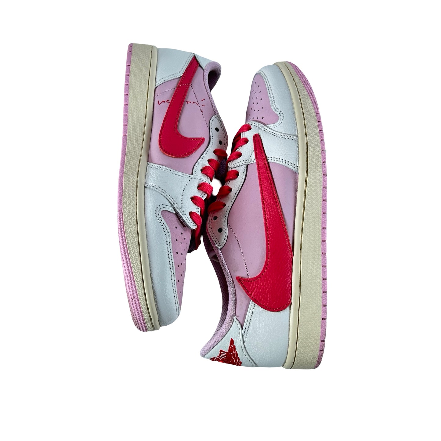 IQ7604 101 Jordan 1 Retro Low OG SP Travis Scott Sail Tropical Pink [USED] - 9.5 M (Used2)
