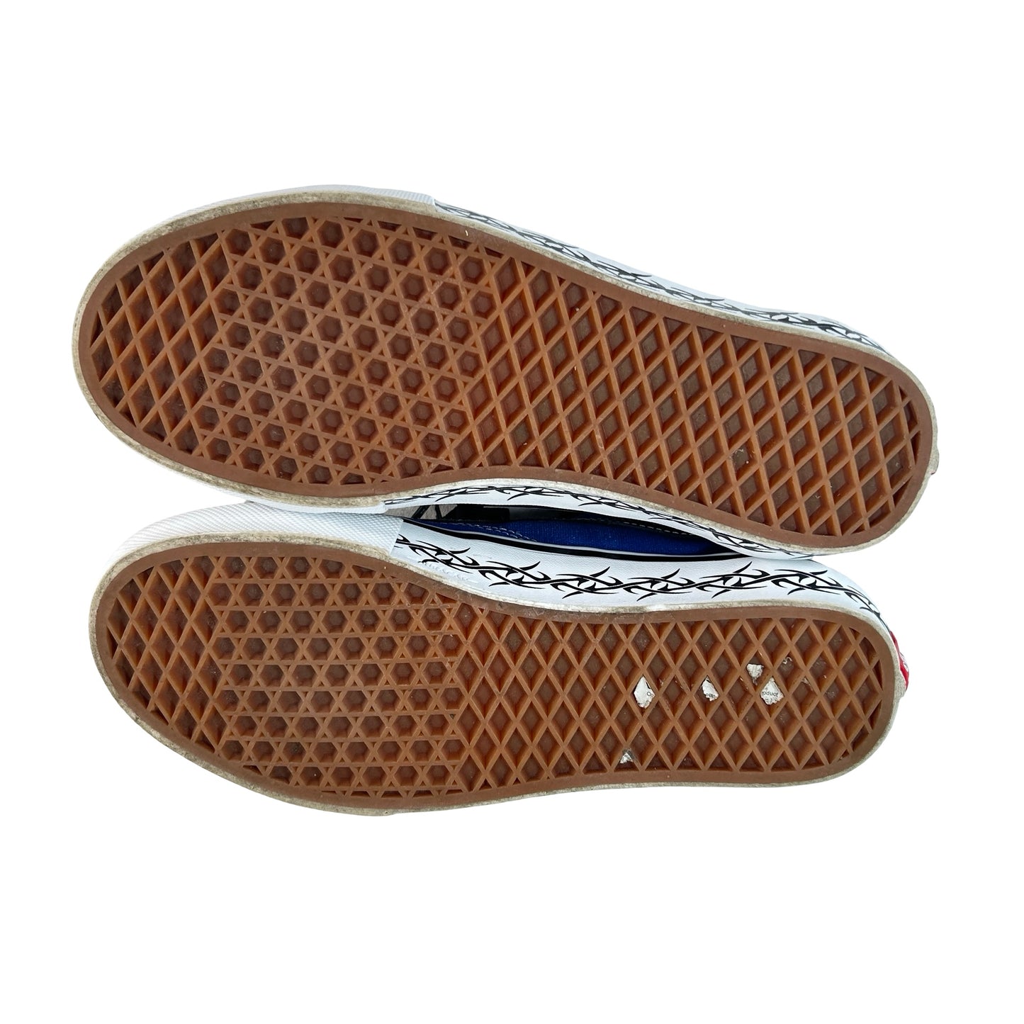 VN0A5KRXCRB Supreme Vans Old Skool Barbed Wire Royal [USED] - 8.5 M (Used)