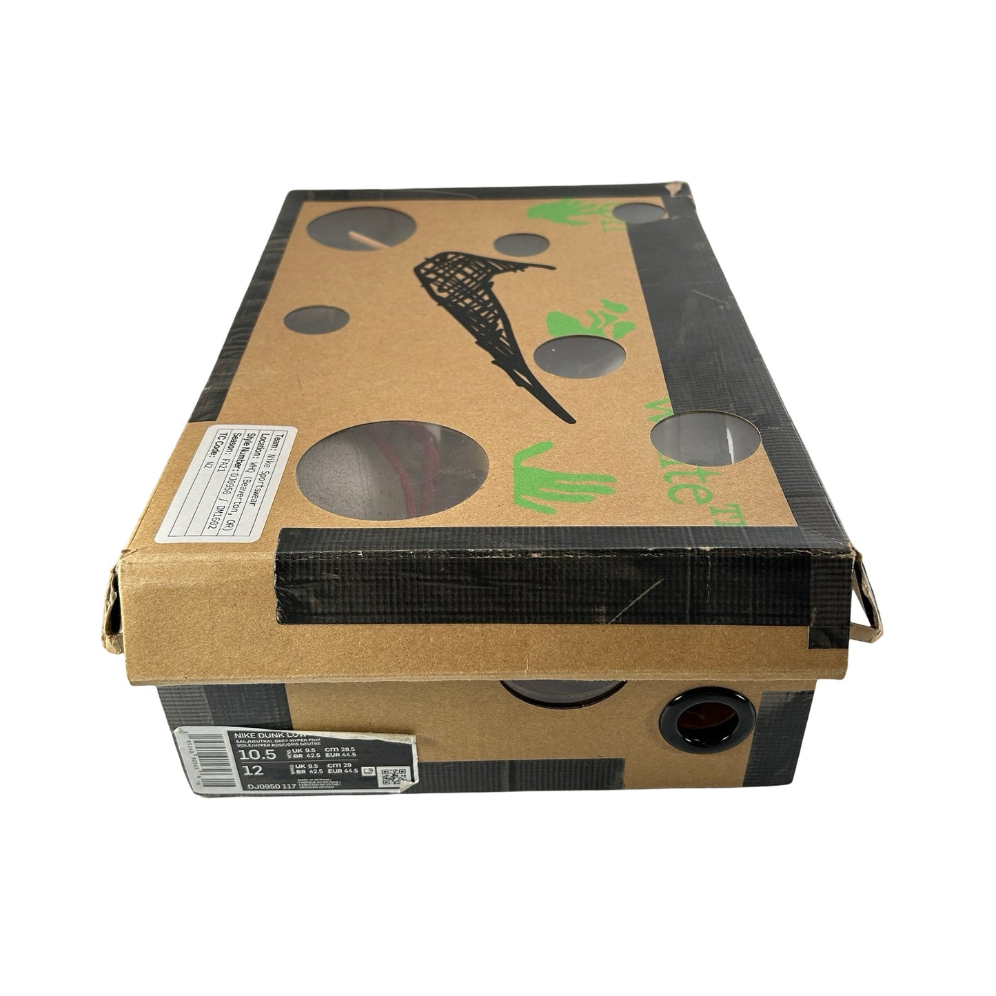 DJ0950 117 Nike Dunk Low Off-White Lot 17 [USED] - 10.5 M (Used)