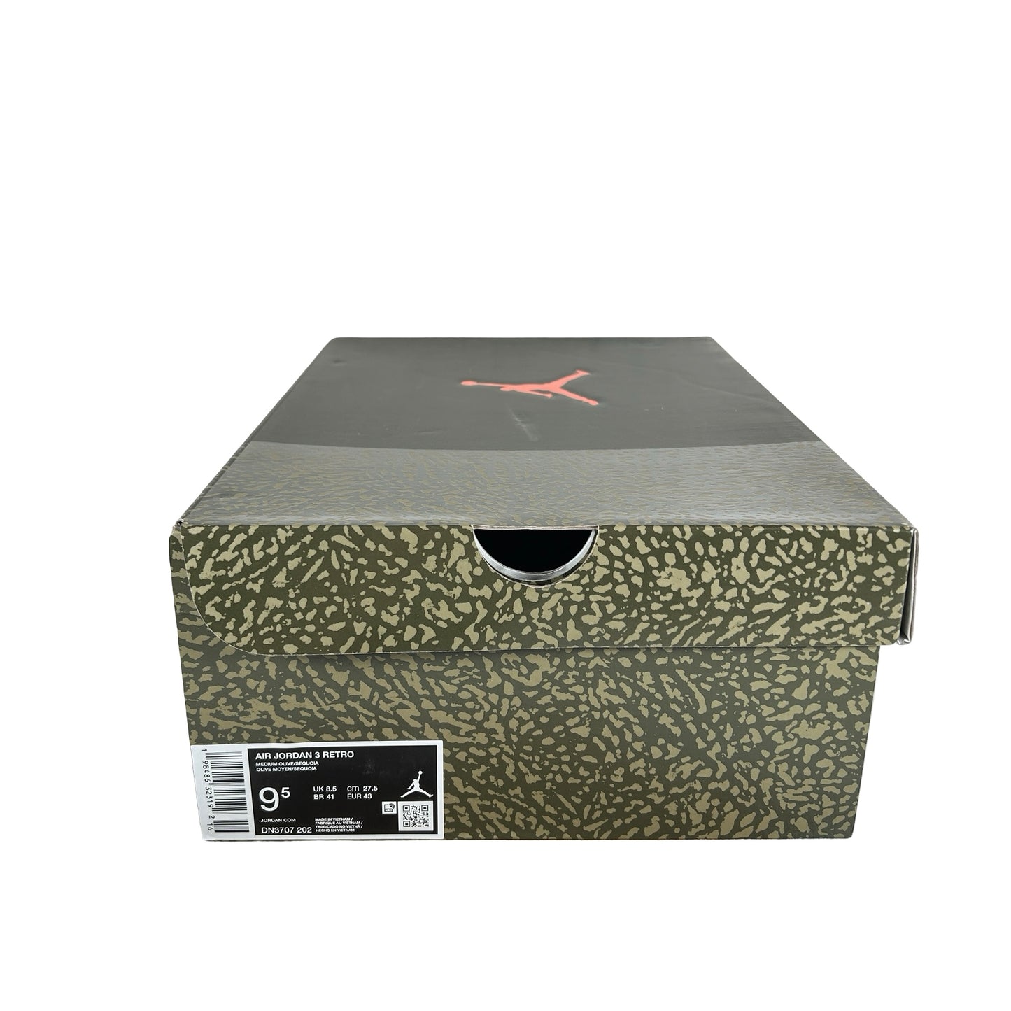 DN3707 202 Jordan 3 Retro Family Affair [USED] - 9.5 M (Used)