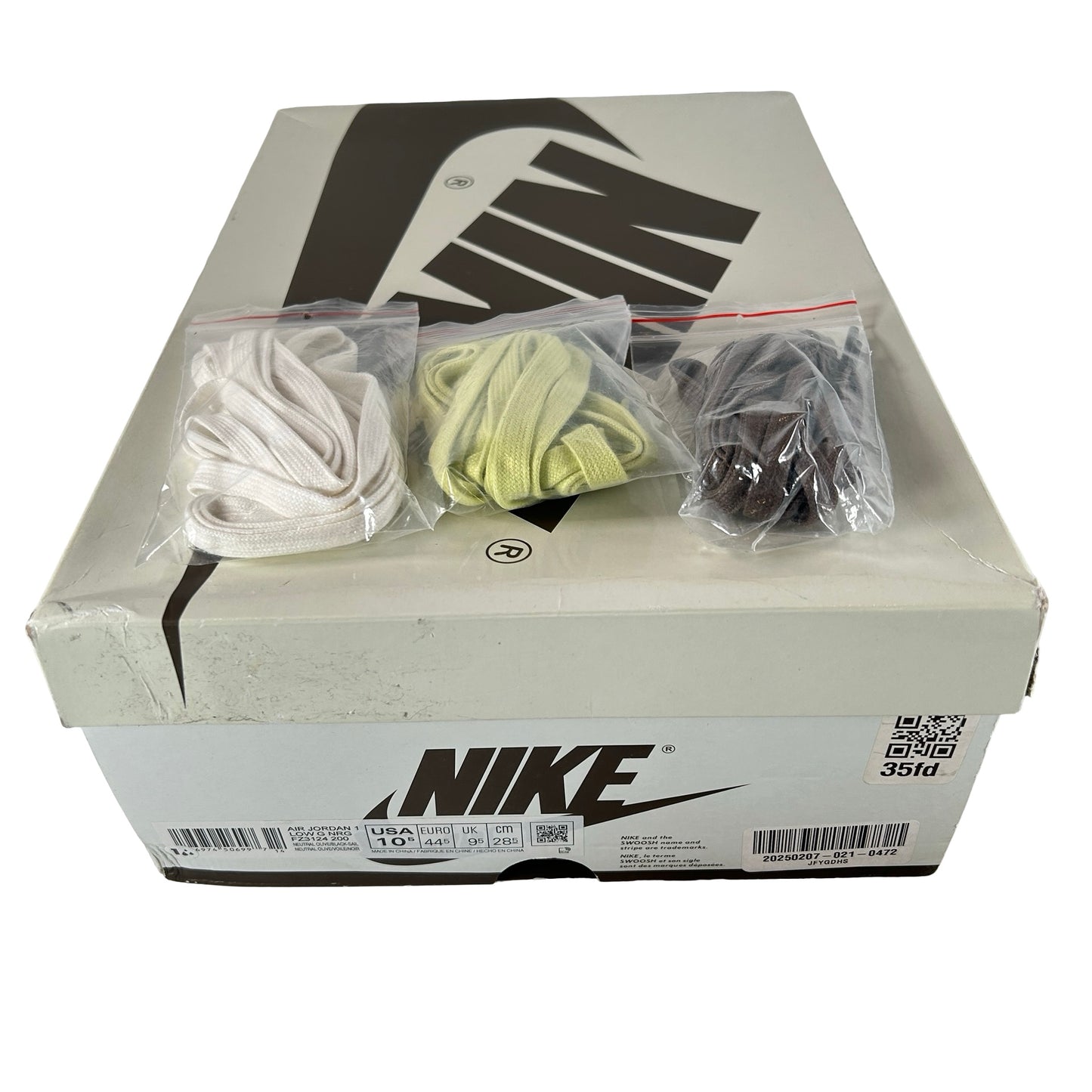 FZ3124 200 Jordan 1 Retro Low Golf Travis Scott Neutral Olive [USED] - 10.5 M (Used)