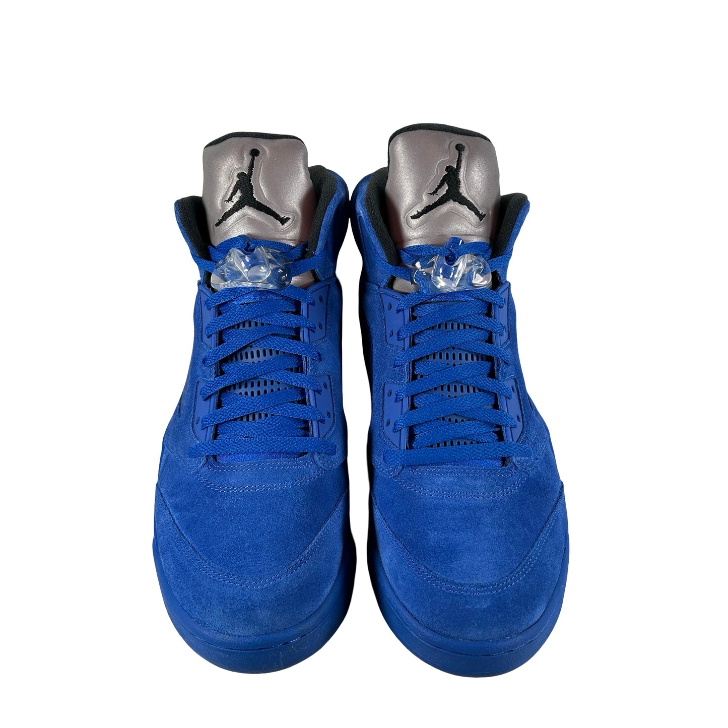 136027 401 Jordan 5 Retro Blue Suede [USED] - 12 M (Used)