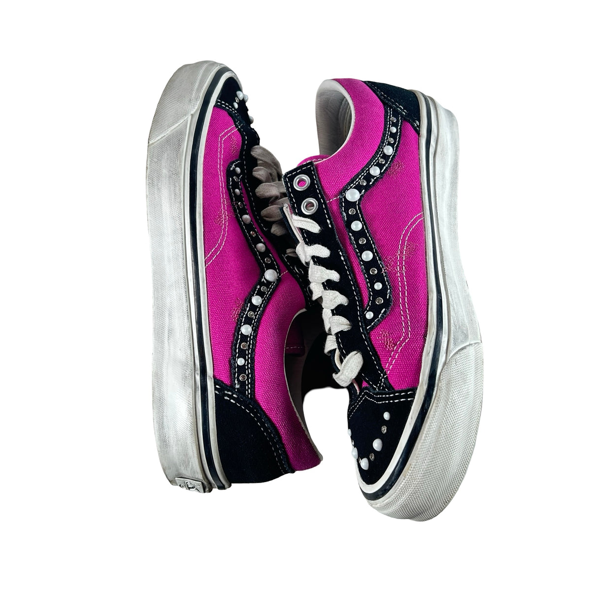 VN000E8VHLE Vans OTW Old Skool 36 Pearlized Pack Pink Black [USED] - 8.5 M (Used)