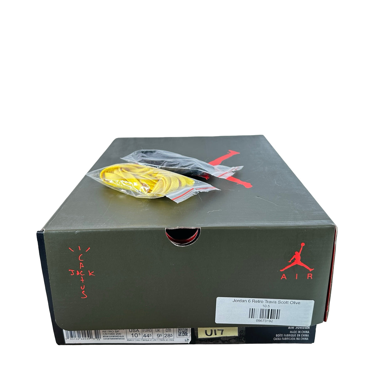 CN1084 200 Air Jordan 6 Retro Travis Scott [USED] - 10.5 M (Used17)