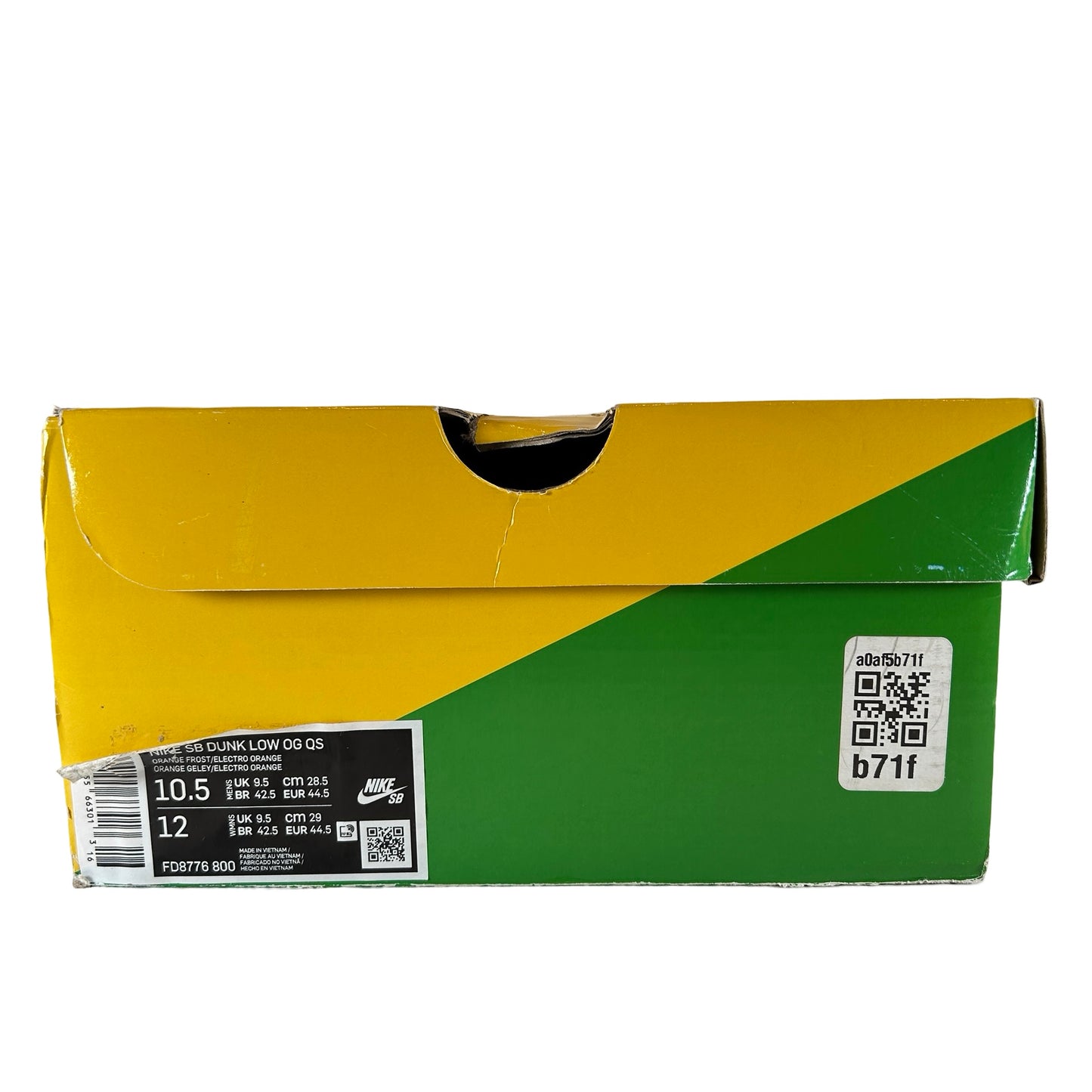 FD8776 800 Nike SB Dunk Low Concepts Orange Lobster [USED] - 10.5 M (Used)
