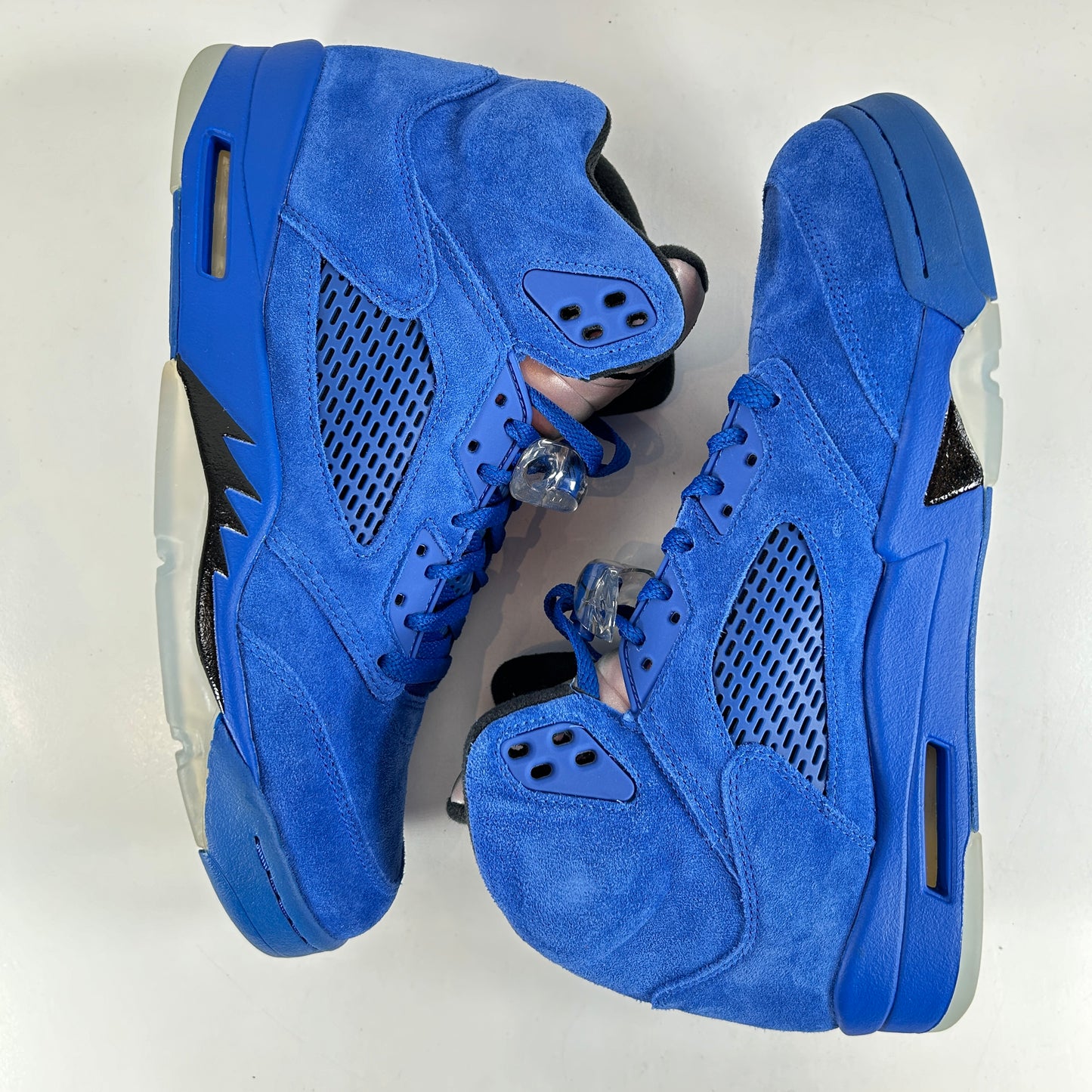 136027 401 Jordan 5 Retro Blue Suede [USED] - 10.5 M (VNDS) (Replace Box)