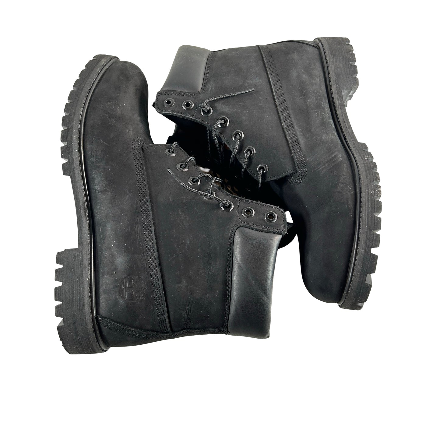 TB010073 Timberland 6" Boot Black Nubuck Premium [USED] - 12 M (Used)