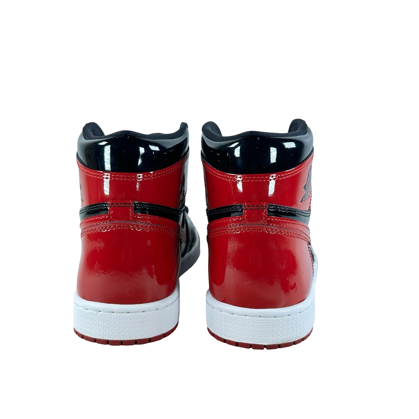 555088 063 Jordan 1 Retro High OG Patent Bred [USED] - 9 M (Used10)