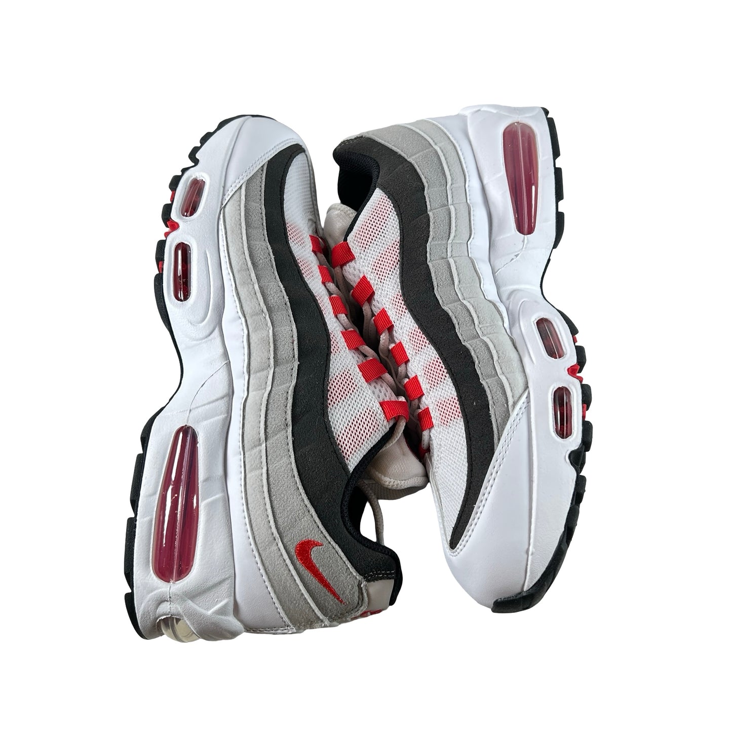 IB7862 100 Nike Air Max 95 OG Big Bubble Comet Red [USED] - 9 M (Used) (No Box)