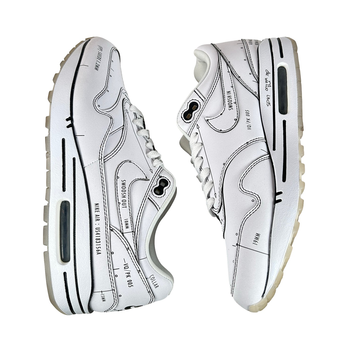 CJ4286 100 Nike Air Max 1 Tinker Schematic [USED] - 8.5 M (Used) (Replace Box)