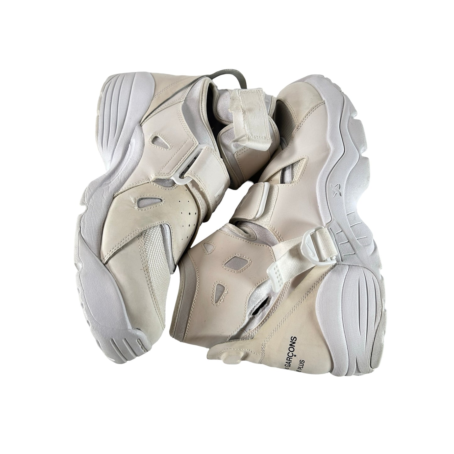 DH0199 100 Nike Air Carnivore Comme des Garcons Homme Plus White [USED] - 12 M (Used) (No Box)